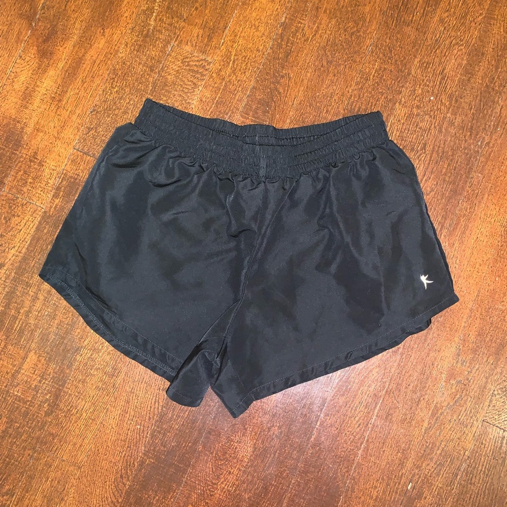 Black danskin workout shorts